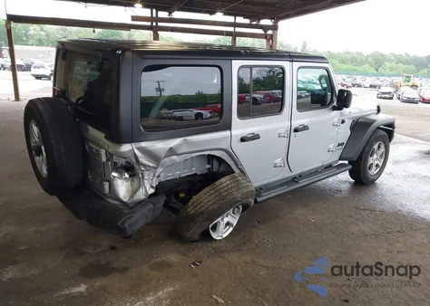 2022 Jeep Wrangler Unlimited Sport S 4X4 from USA, damaged, VIN 1C4HJXDG6NW144396